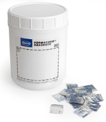 Sobres de reactivo de DPD en polvo para la determinación de cloro libre, 10 ml, paquete de 1000
