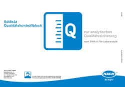 Cuaderno de control de calidad, DWA (German), Lab