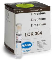 Cubeta test de circonio, de 6 a 60 mg/L de Zr