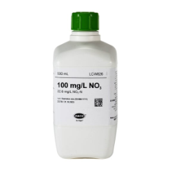 Patrón de nitrato 100 mg/L NO₃ (22,6 mg/L NO₃-N), 500 mL