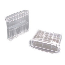 Cubetas rectangulares, 50 x 10 mm (50 unidades), plástico, desechables, para Lico