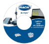 LABCOM Easy SW para PC para instrumentos Sension+ conforme a las BPL, CD, cable, adaptador USB