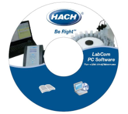 LABCOM SW para PC para instrumentos Sension+ conforme a las BPL, CD, cable, adaptador USB