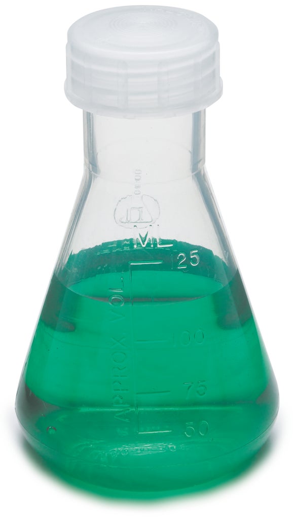 Matraz, Erlenmeyer, polimetilpenteno, capacidad 250 ml