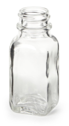 Frasco de vidrio para mezclar/dosificar, 25 ml