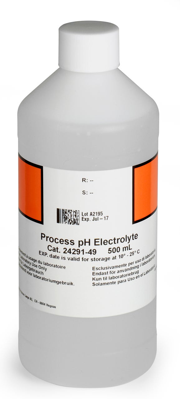 Electrolito de pH de proceso, 0,5 L, para la serie APA