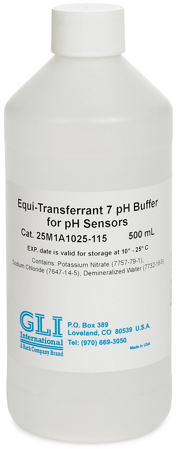 Solución estándar, solución tampón de pH 7.0 concentrada (equitransferible), 500 mL