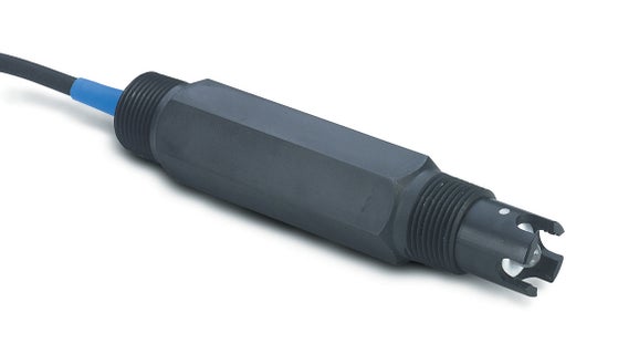 Sensor digital de pH/ORP de combinación DPC2K1A GLI de 3/4 de pulgada, estilo de sensor: inserción, material del cuerpo: PVDF, tipo de electrodo: vidrio de uso general, compensación de temperatura: RTD Pt 1000 ohm