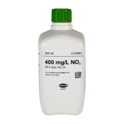 Patrón de nitrato 400 mg/L NO₃ (90,4 mg/L NO₃-N), 500 mL