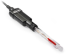 Electrodo de pH de vidrio rellenable Intellical PHC705 para laboratorio, rango de alta alcalinidad, RedRod, cable de 1 metro