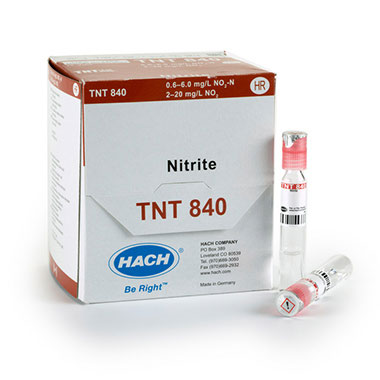 Cubeta test de nitrito LCK342 de 0,6 - 6,0 mg/L NO₂-N, 25 tests